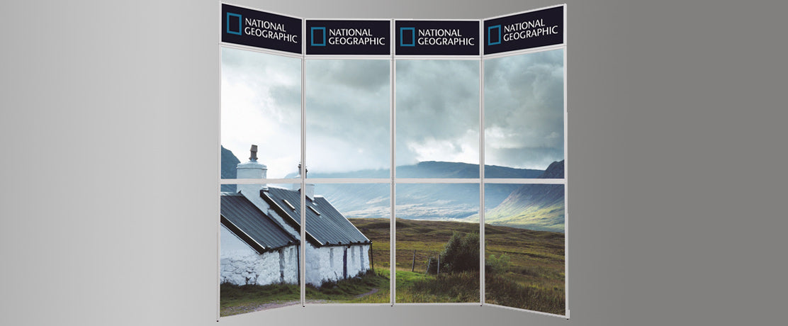 Messevegger med digitalt trykk