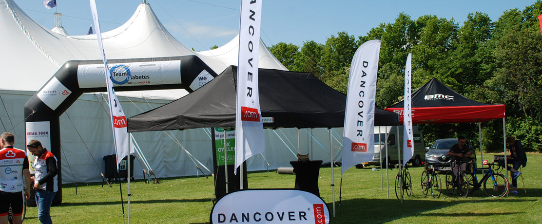 FleXtents® quick-up telt med digitalt trykk