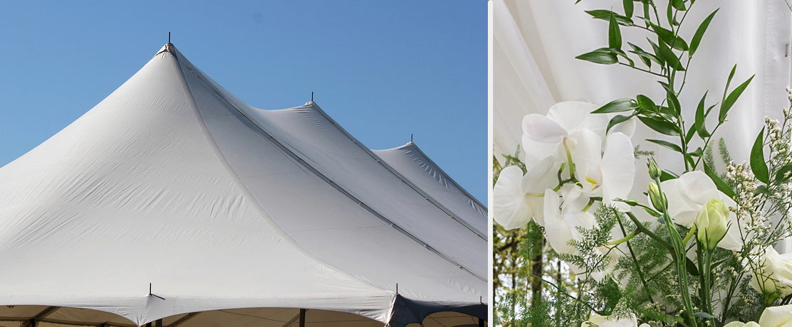 Materialene til de ulike partyteltene