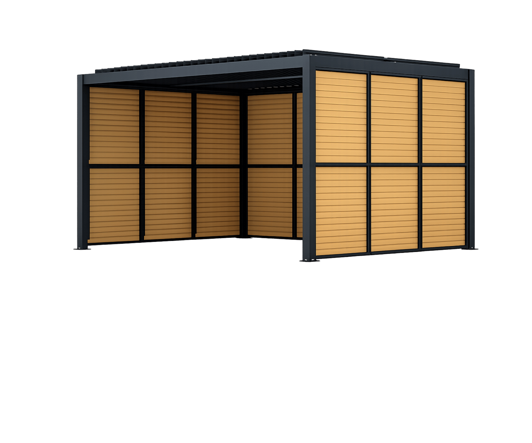 Sidevegger til paviljonger og pergolaer