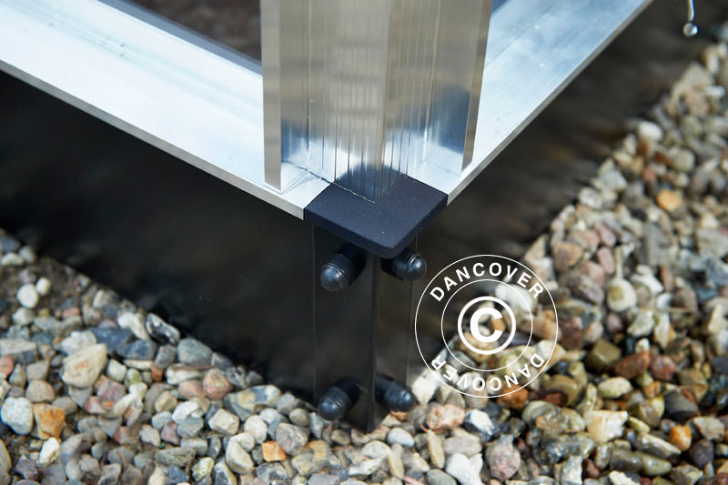 Drivhussokkel for Halls Popular 1,93x1,95x1,95m 3,8m²