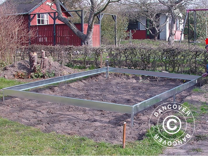 Drivhussokkel for Halls Popular 1,93x3,19x1,95m 6,2m²