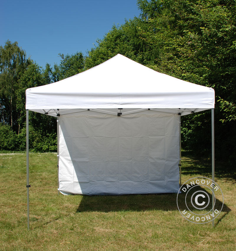 Standard sidevegg for FleXtents, 3m, Hvit