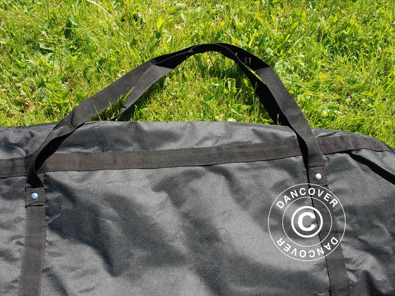 Bærebag for rammer, 230x20x30cm, 4 håndtak, svart