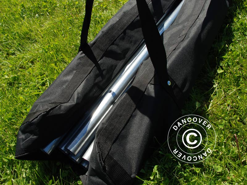 Bærebag for rammer, 200x20x30cm, 4 håndtak, svart