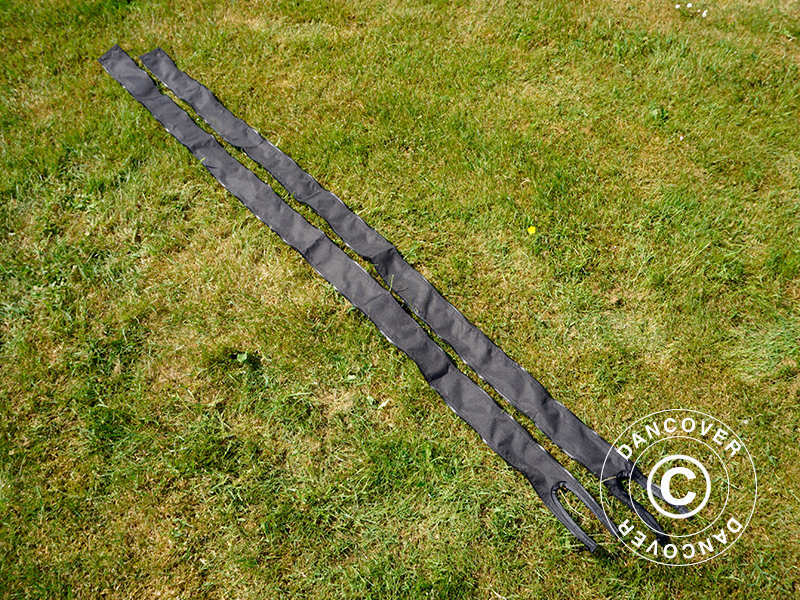 Ileggspaneler til FleXtents® PRO quick-up telt 4m-serien, Svart, 2 stk.