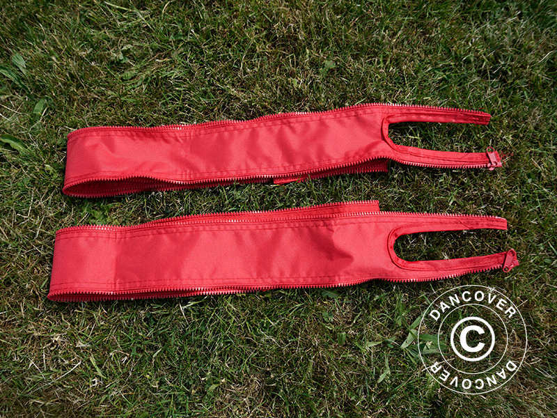 Ileggspaneler til FleXtents® PRO quick-up telt 4m-serien, Röd, 2 stk.