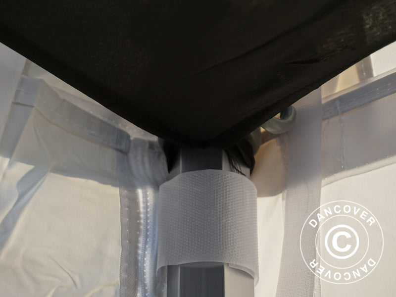 FleXtents takdrapering, Svart, til 4x4m Quick-up telt