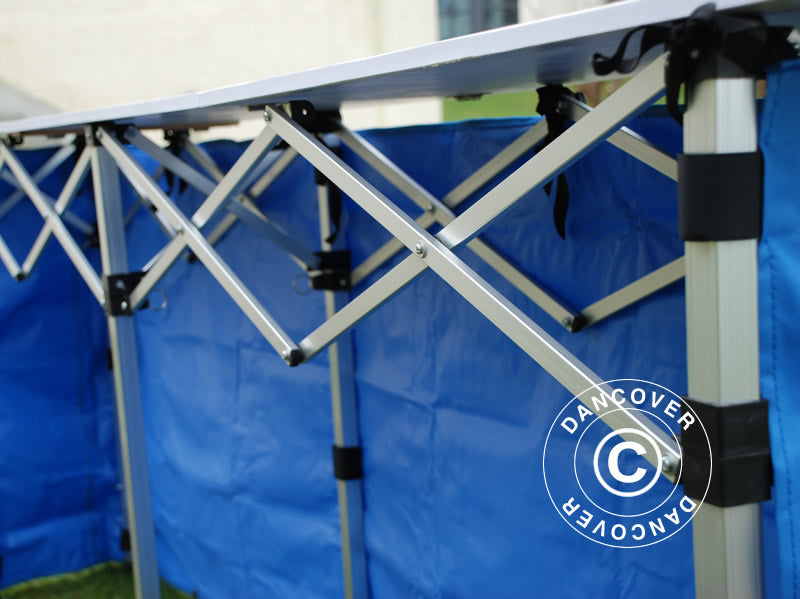 Sidepanel for FleXtents PRO klappbord, 3m, Blå