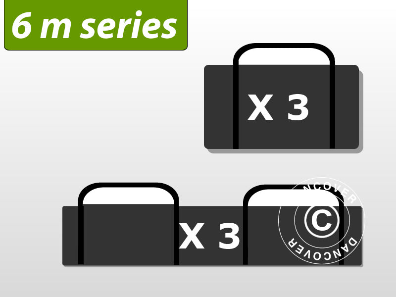 Bærebagger pakke, partytelt 6 m serien