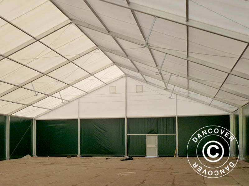 Metalldør til telthall i industristandard Alu, 0,9x2m, hvit