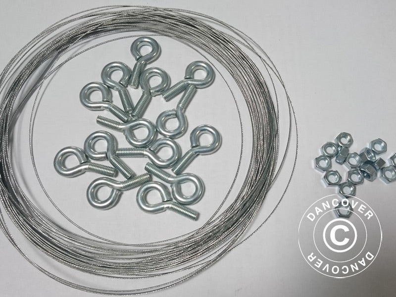 Opphengsett til 6m drivhus, 12m