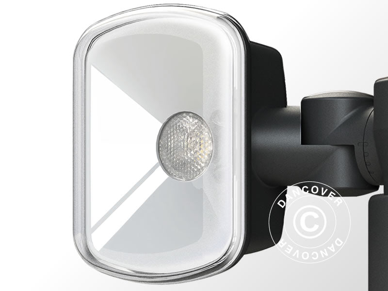 Flomlys RF2.1, trådløs LED, PIR-sensor og batteri, Svart