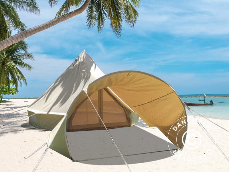 Buet fortelt til TentZing® lavvo, 3,6x2,4m, Sand
