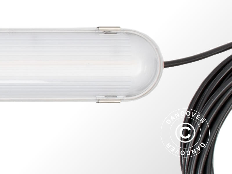 LED-armatur m/2 sammenkoblede armaturer, Hvit