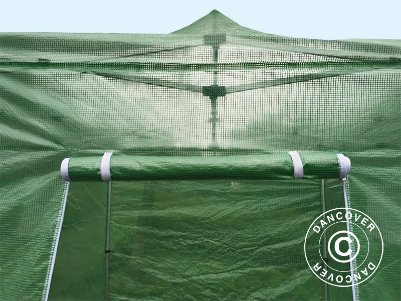 Duk til FleX-drivhus, 2x2m, PE, Transparent/Grønn