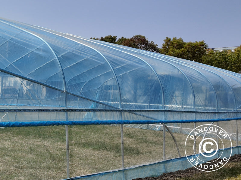 Duk for polytunnel drivhus GH18400, 6x10x2,5m, 100-mikron PO-film, Transparent