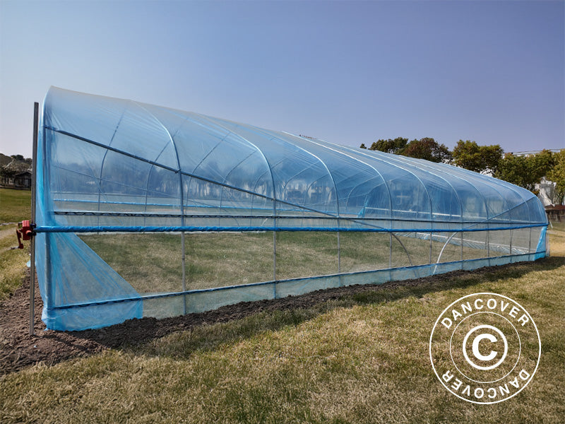 Duk for polytunnel drivhus GH18430, 7,5x20x3m, 100-mikron PO-film, Transparent