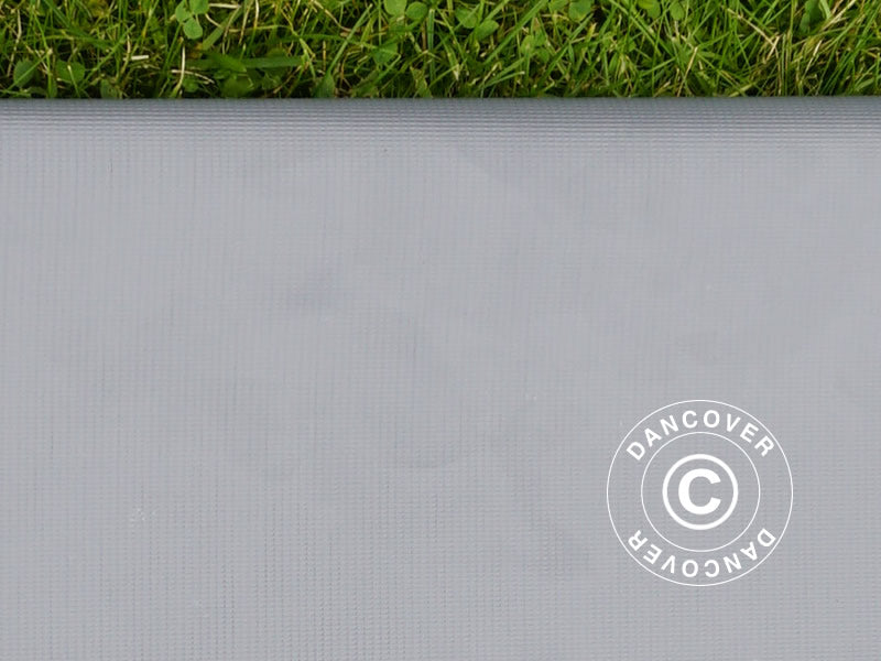 Brannhemmende PVC til reparasjon av Oppbevaringstelt, 500g/m², 1x1m, grå