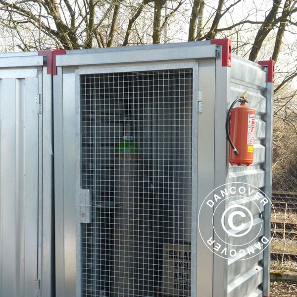 Gassflaskeholder til container Orion, 76,3x22x6cm