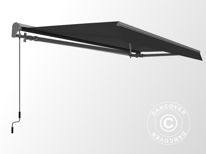 Awning 2,95x2,5m w/Remote Control Grey/Grey+UKAdap