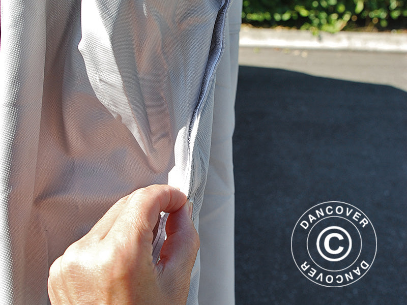 Foldegarasje (Bil), 2,6x5,8x2,1m, Grå