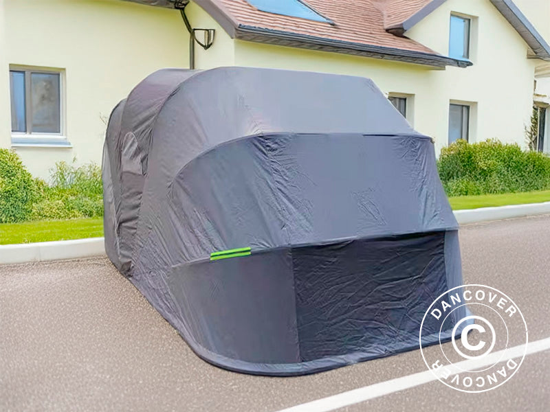 Foldegarasje (Bil), 2,8x6,4x2,65m, Grå