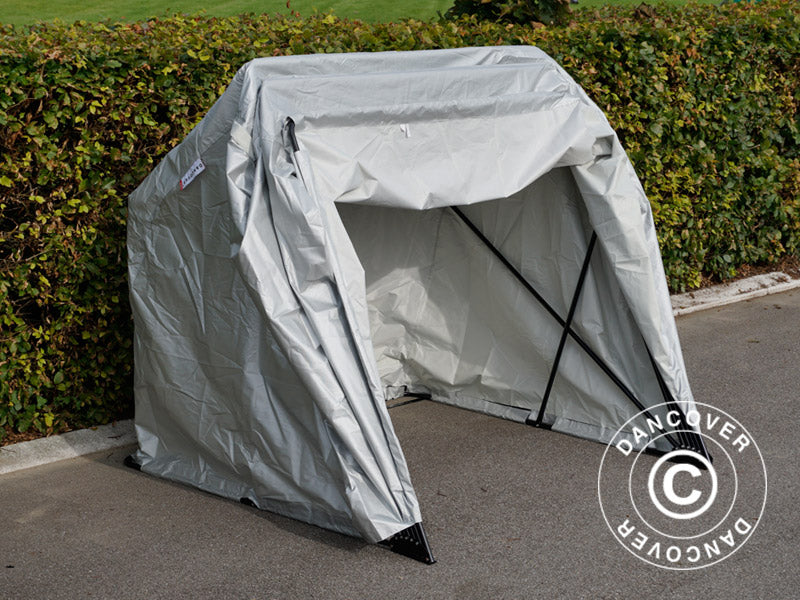 Foldegarasje (MC), 1,88x3,45x1,9m, Grå