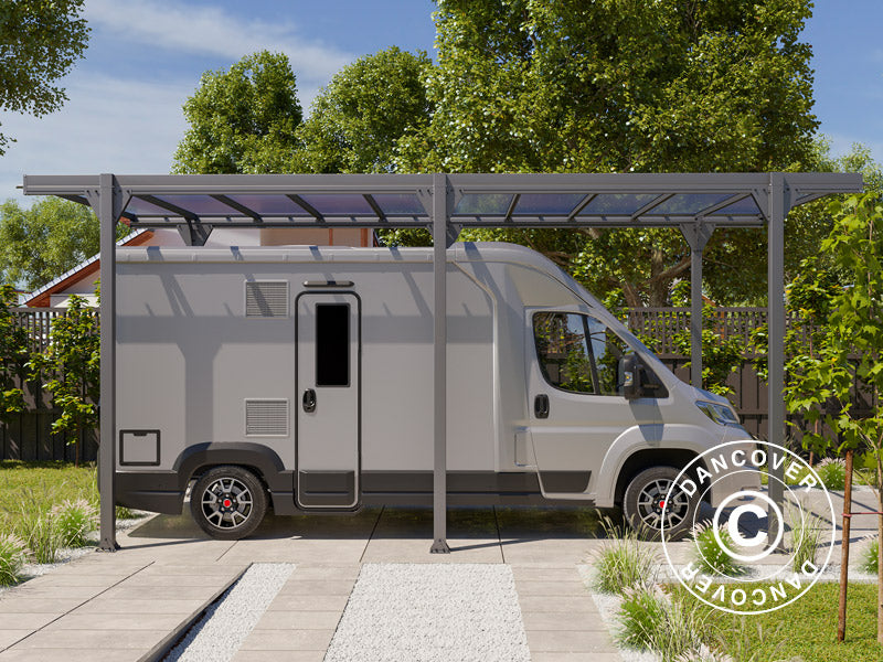 Carport XL, Hegoa 20, 3,17x7,19x3,17m, Antrasitt