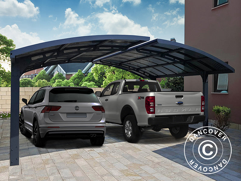 Dobbel carport Arizona, 5,78x4,95m, Palram/Canopia, Grå