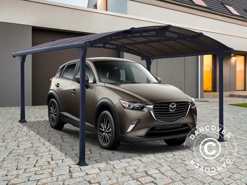 Carport Arcadia, Palram/Canopia, 3,59x4,35m, Grå