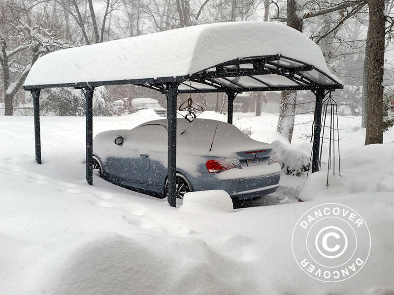 Carport Arcadia, Palram/Canopia, 3,59x5,07m, Grå