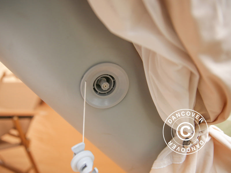 Oppblåsbart glampingtelt, TentZing®, 4x4m, 5 personer, Sand