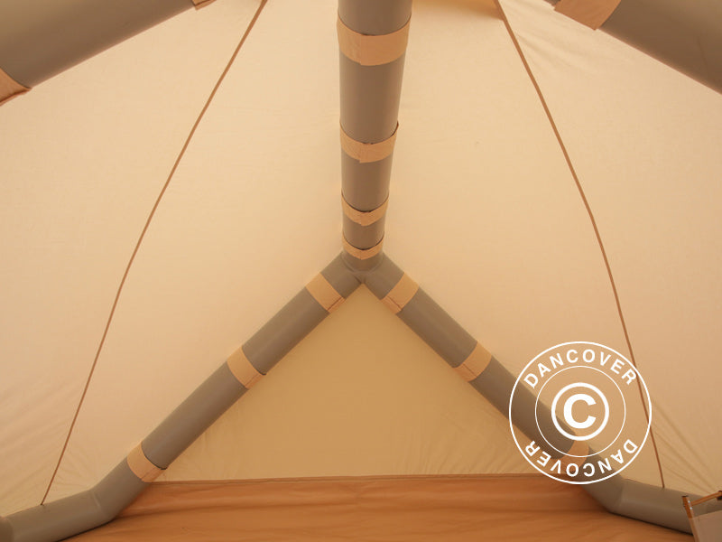 Oppblåsbart glampingtelt, TentZing®, 4x4m, 5 personer, Sand