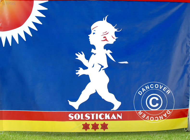 Printet sidevegg 4,5m for FleXtents PRO