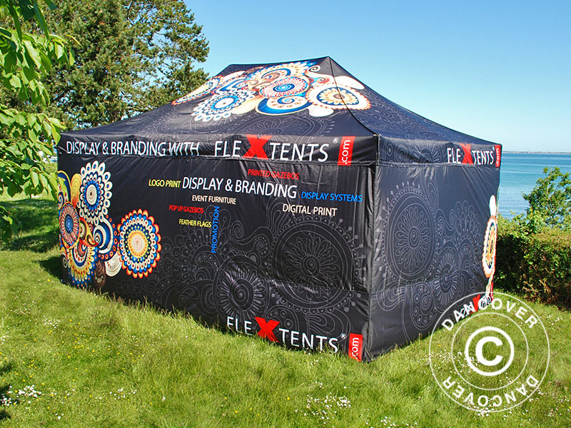 Printet sidevegg 6m for FleXtents PRO 4x6m