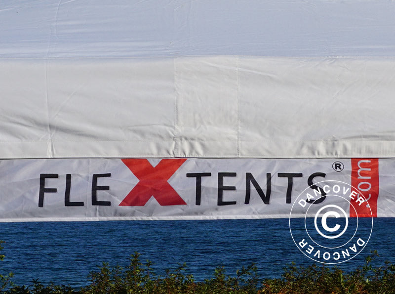 FleXtents®, Banner til quick-up telt m/trykk, 3x0,2m