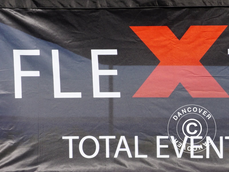 FleXtents®, Banner til quick-up telt m/trykk, 3x1m