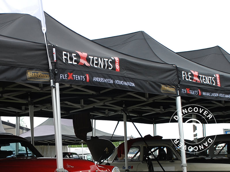 FleXtents®, Banner til quick-up telt m/trykk, 4x0,2m