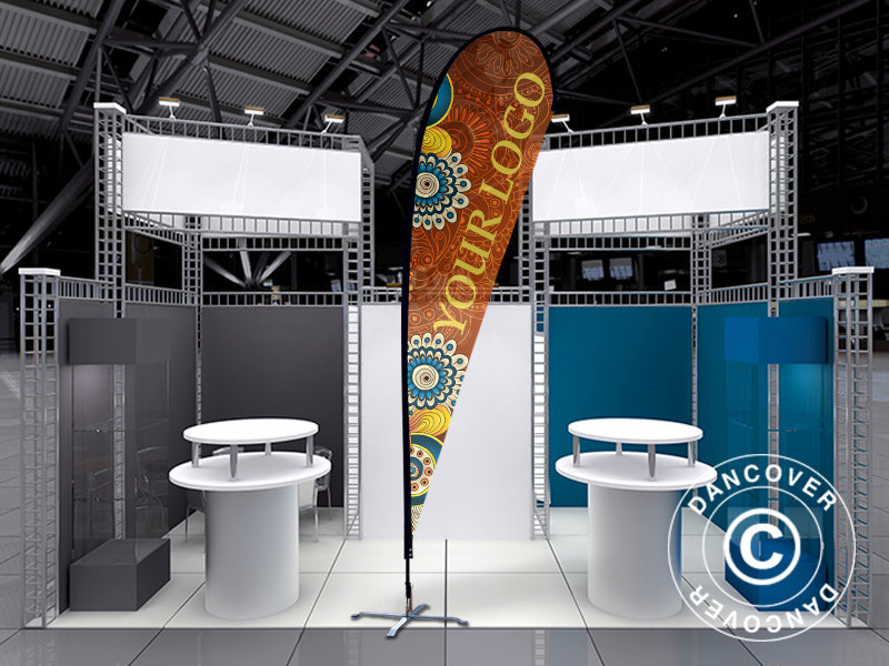 Beachflagg, tåredråpe, stor