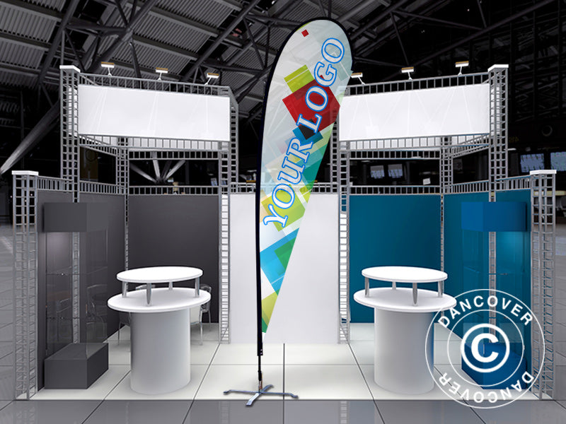 Beachflagg, tåredråpe, stor