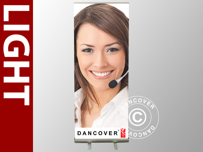 Roll-up Light 85x200cm, enkel side