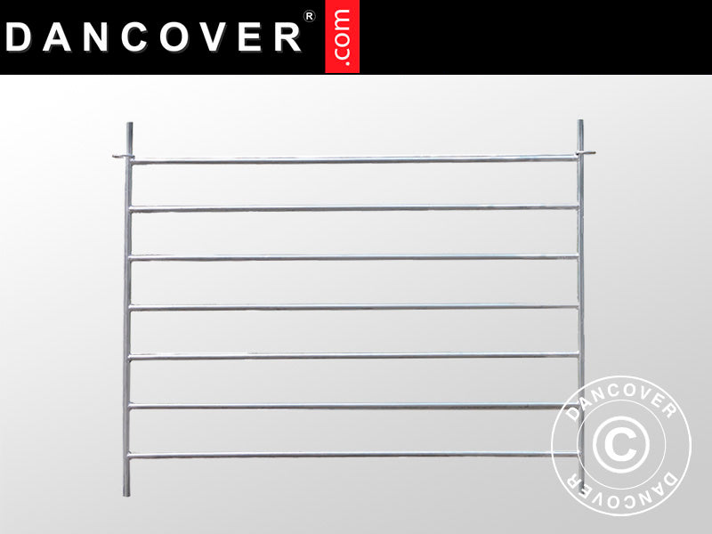 Utvidelse til dyreinnhegning, 1,5x1,22m, 2 stk., Sølv