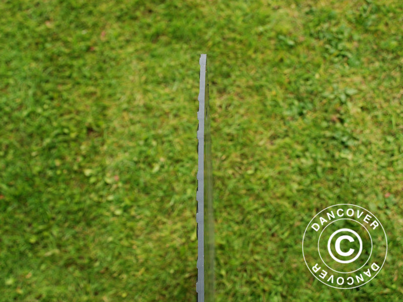 Partygulv og beskyttelsesmatte, 0,96 m², 80x120x0,6cm, svart, 1 stk.