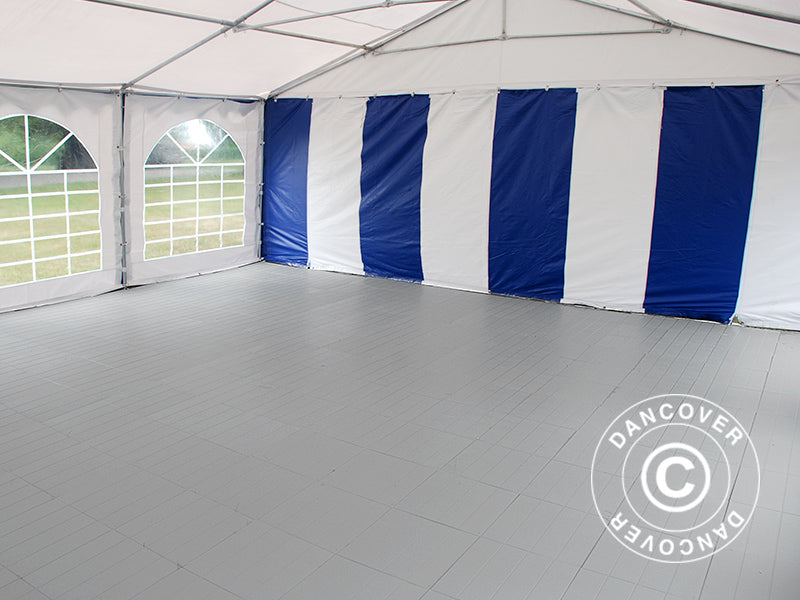 Plastik gulv, Basic, Piastrella, Grå, 40,32 m²