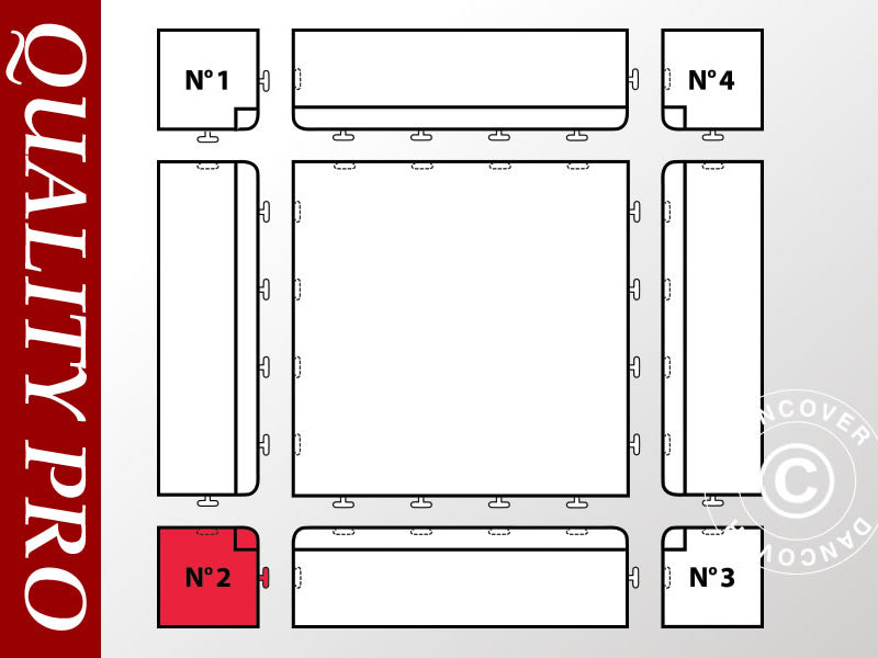 Gulv hjørne del nr. 2, Antrasitt