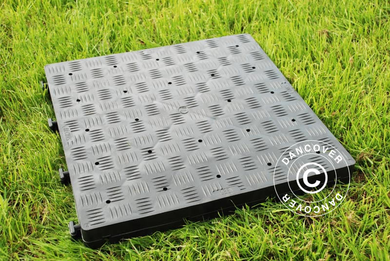 Plastgulv PRO 9 m², Antrasitt