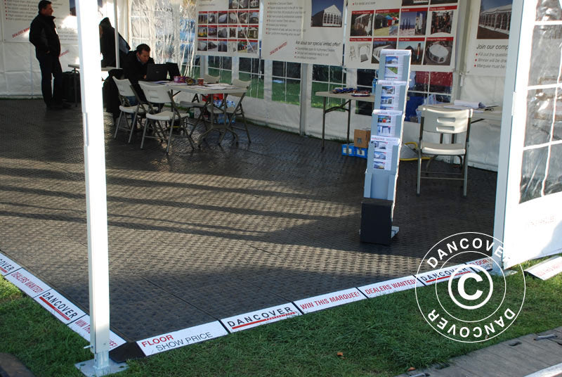 Plastgulv PRO 18 m², Antrasitt