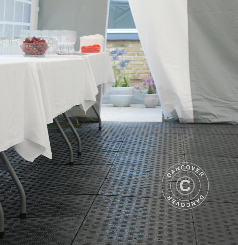 Plastgulv PRO 50 m², Antrasitt