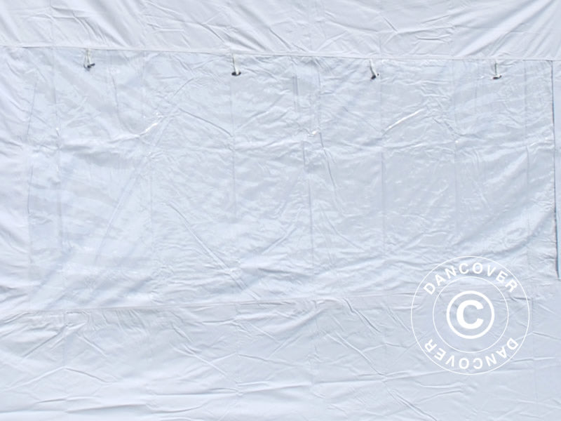 Quick-up telt FleXtents® PRO, Medisinsk & nødtelt, 3x6m, rød/hvit, inkl. 6 sidevegger